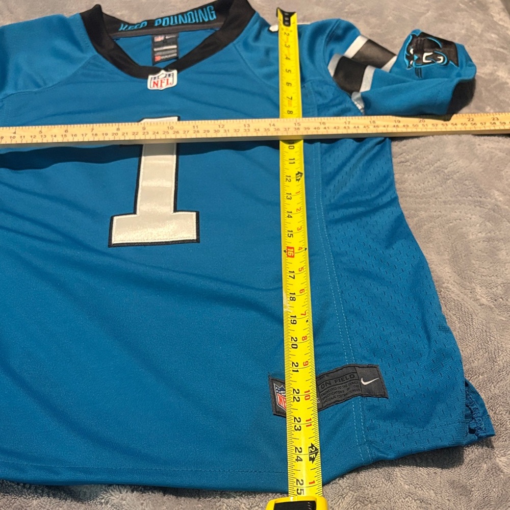 Carolina Panthers Women's NFL Cam Newton #1 Nike On Field  Jersey; Sz: M; EUC - Picture 8 of 11